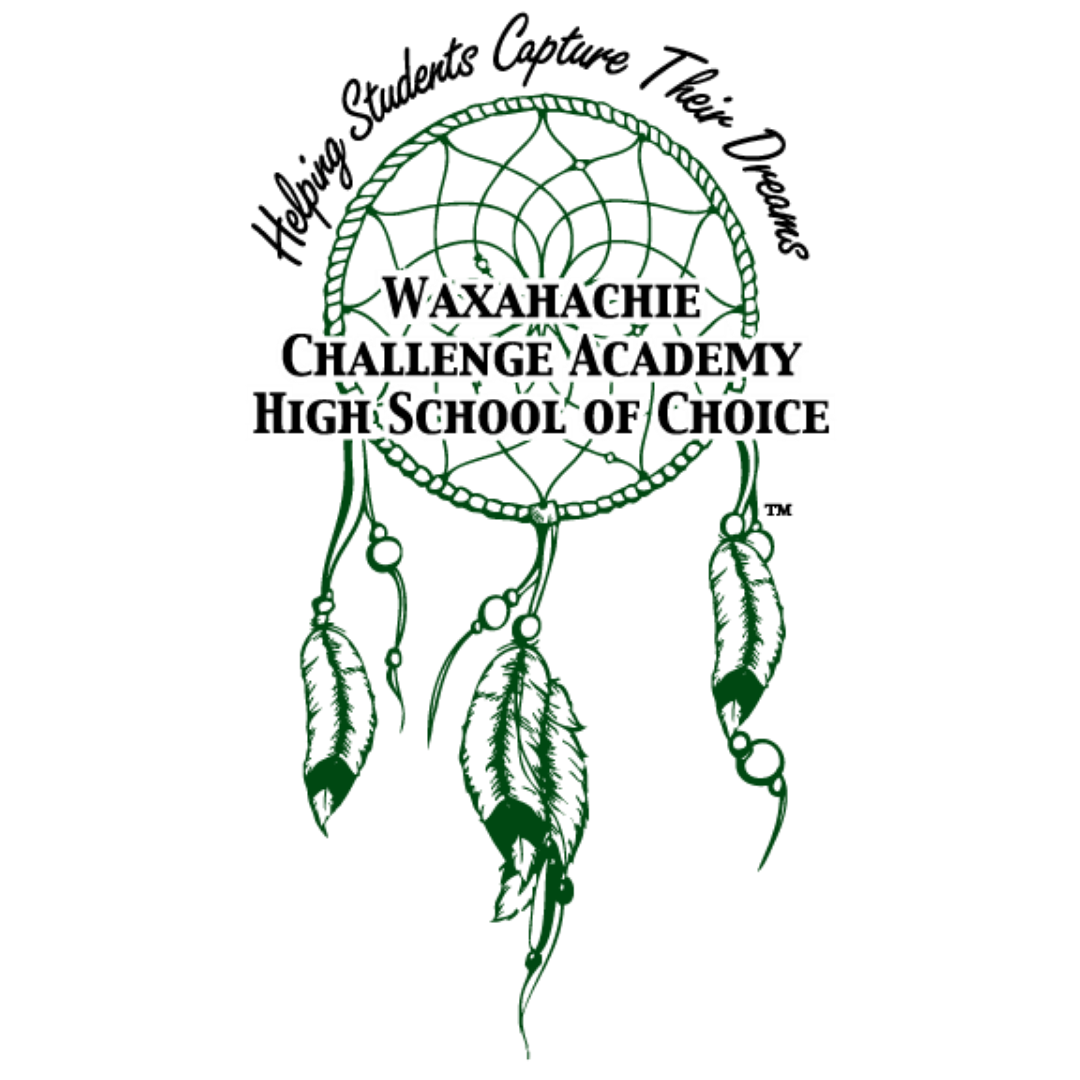 school logo with a dream catcher